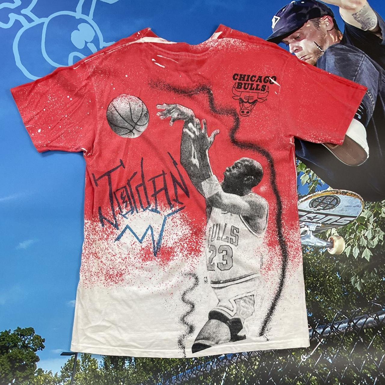 Vintage 90s Michael Jordan AOP Chicago bulls | Depop