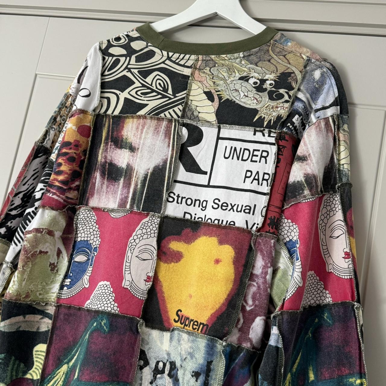 Supreme Mosaic Patchwork Longsleeve XL 10/10 | Depop
