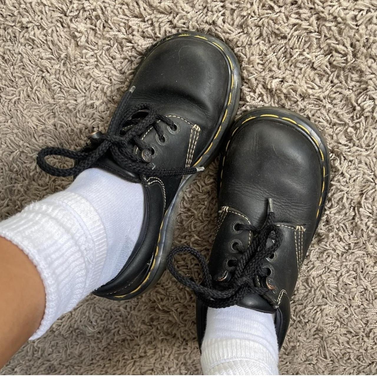 Vintage 90s Dr. Martens Chunky Platform Shoes Good... - Depop