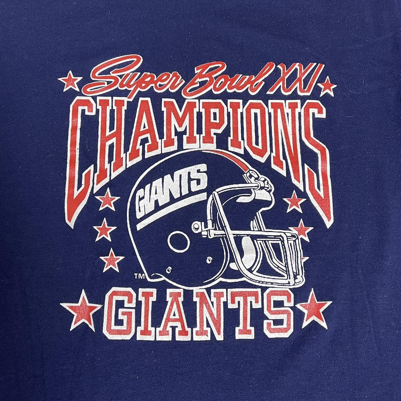 Vintage 1987 New York Giants NFL Football Super Bowl - Depop