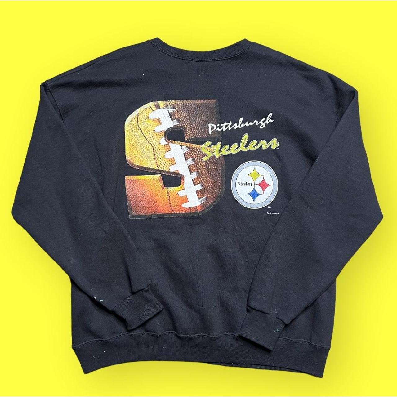 Pittsburgh Steelers Double Sided Pullover - Depop