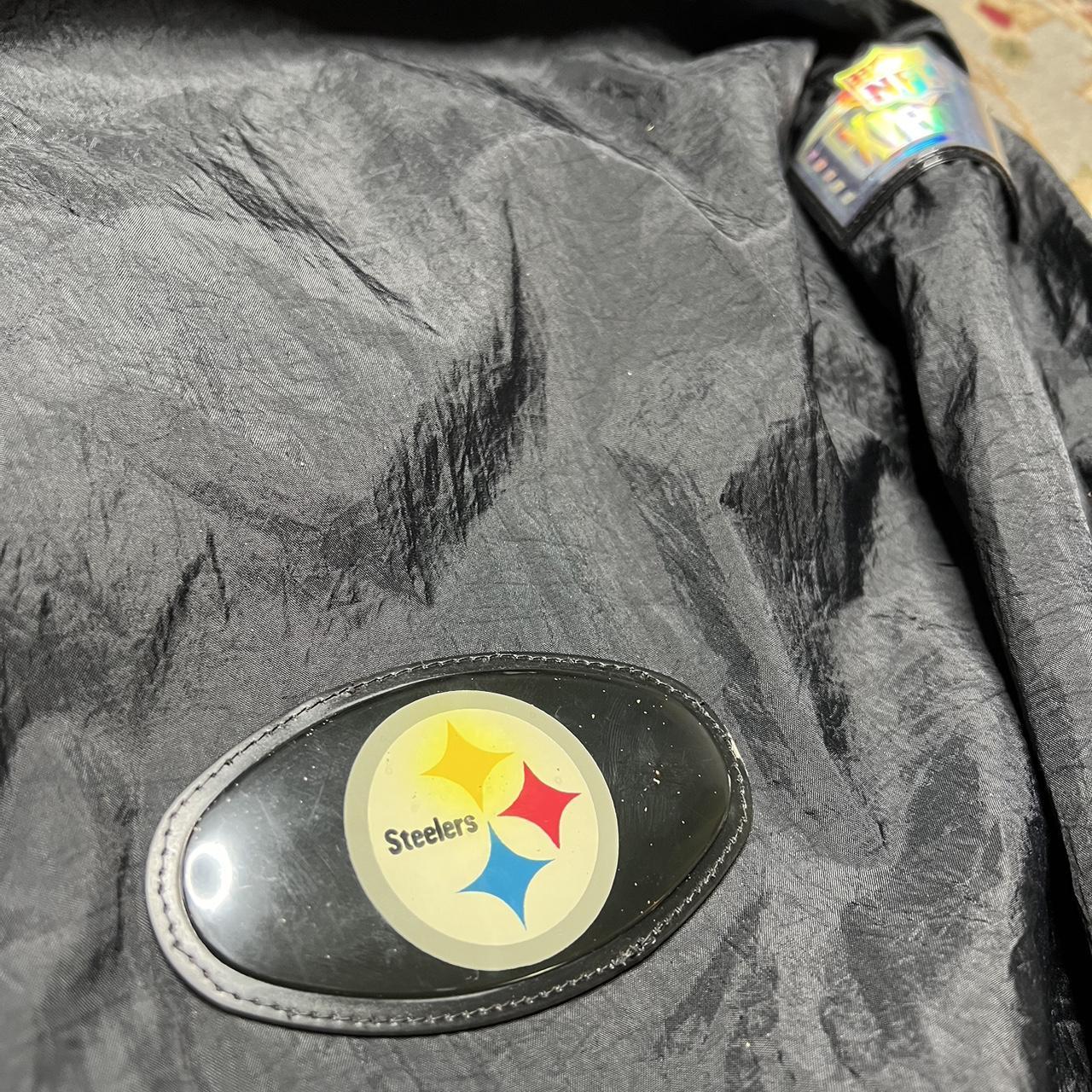 90s Vintage Pittsburgh Steelers Windbreaker - Depop