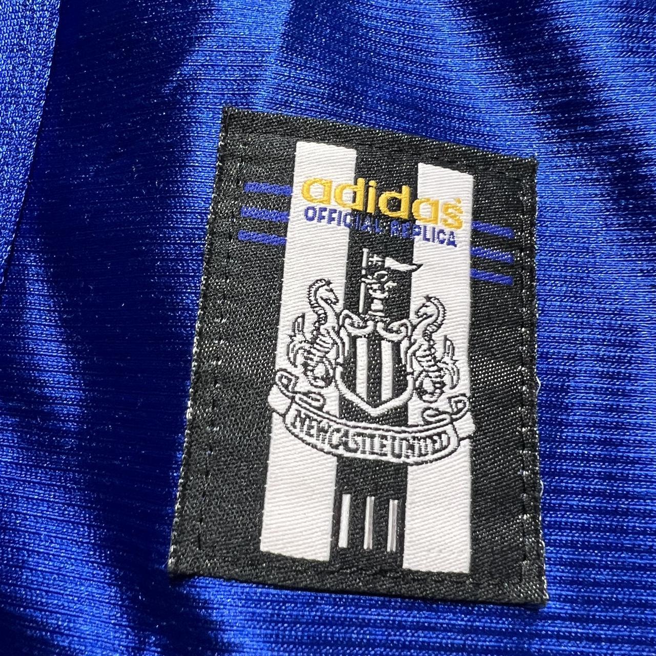 Vintage Newcastle United Adidas Soccer Jersey 1990s... - Depop