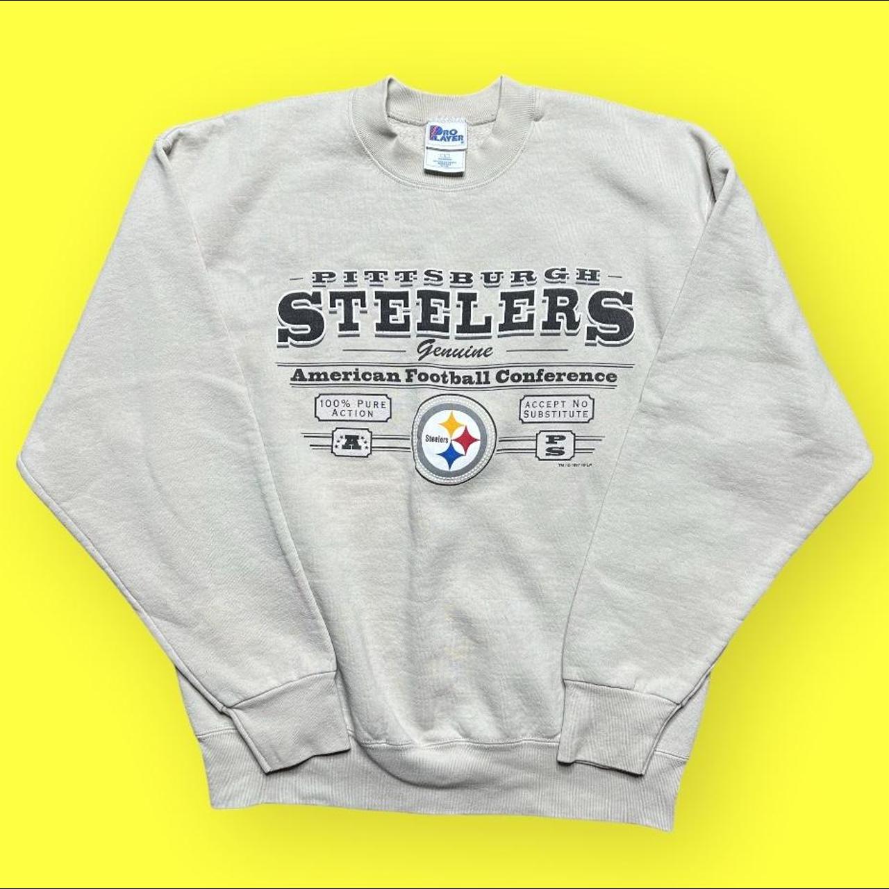 pittsburgh steelers crewneck sweatshirt on 90's - Depop