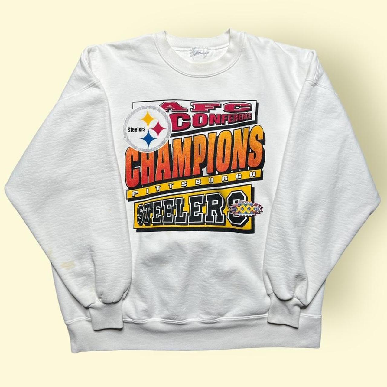 Vintage NFL Pittsburgh Steelers Sweatshirt, - Depop