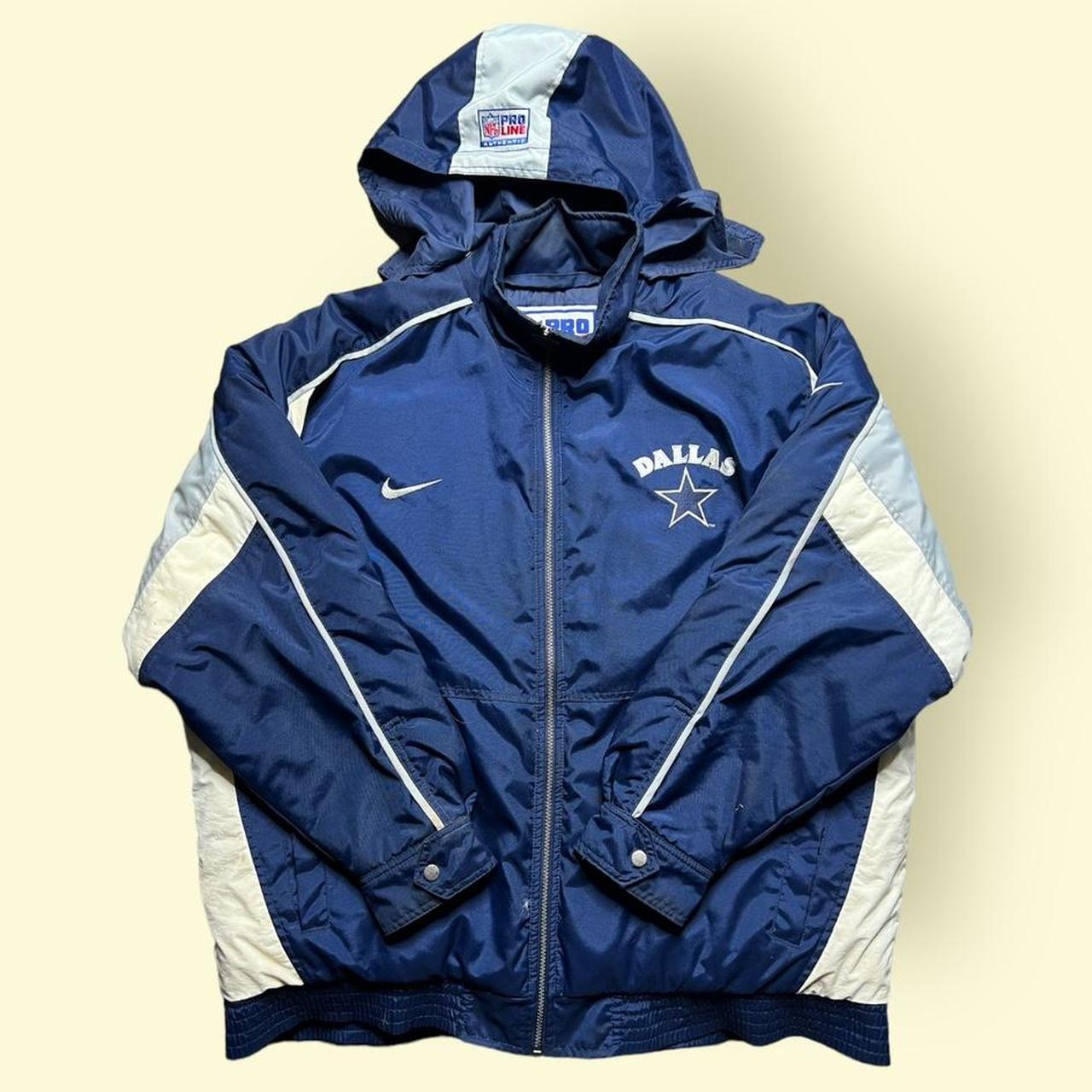 Dallas cowboys nike windbreaker on sale