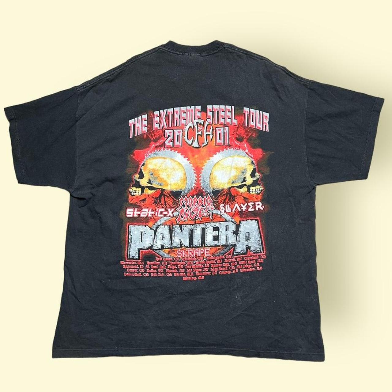 BEAST FEAST 2001 Tシャツ SLAYER This vintage Pantera t-shirt from the 2001 Extreme | Depop