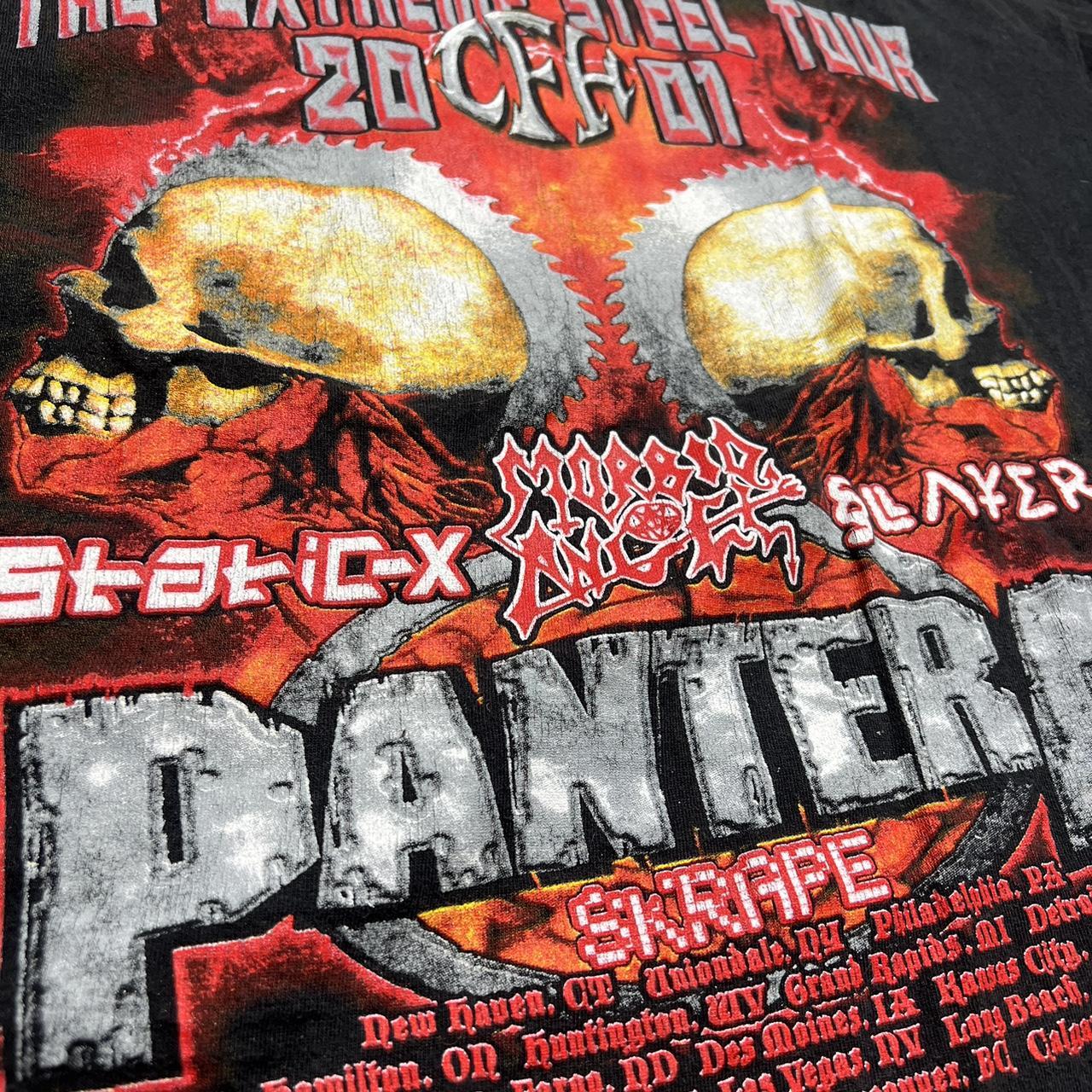 BEAST FEAST 2001 Tシャツ SLAYER This vintage Pantera t-shirt from the 2001 Extreme | Depop