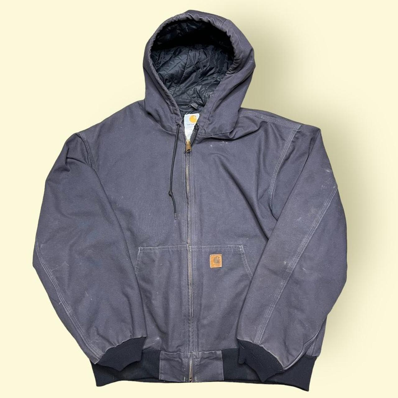 Grey carhartt jacket hotsell