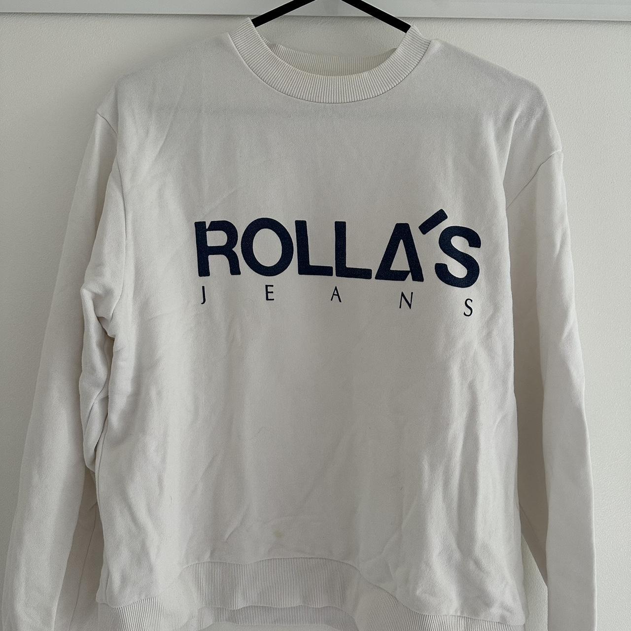 ROLLAS X SOFIA RICHIE VINTAGE LOGO SWEATER IN Depop