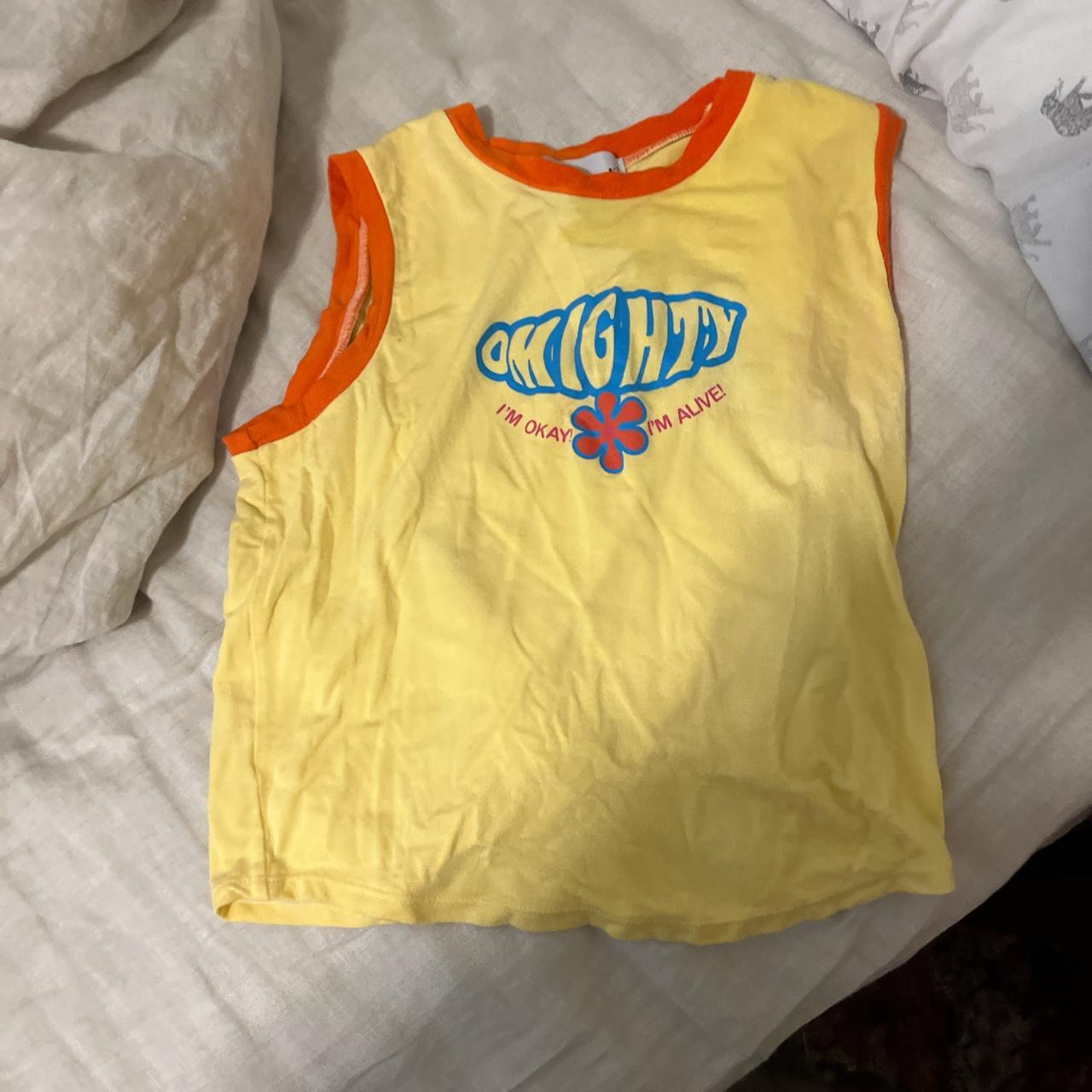 O-MIGHTY Women's Yellow and Orange Vests-tanks-camis (2)
