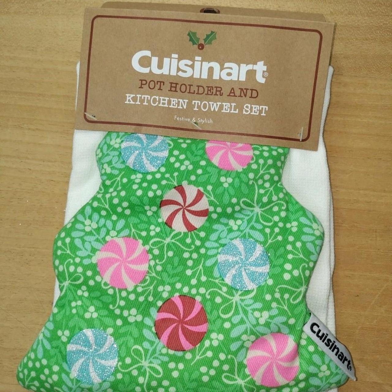 Cuisinart pot holder and kitchen towel set It's - Depop