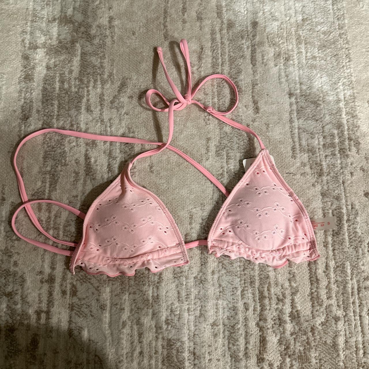 Baby Pink Bikini Top Depop