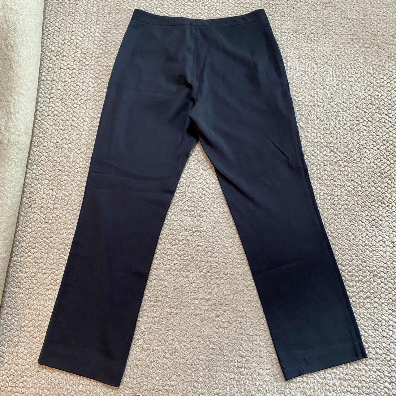 Women's Grey and Blue Trousers | Depop