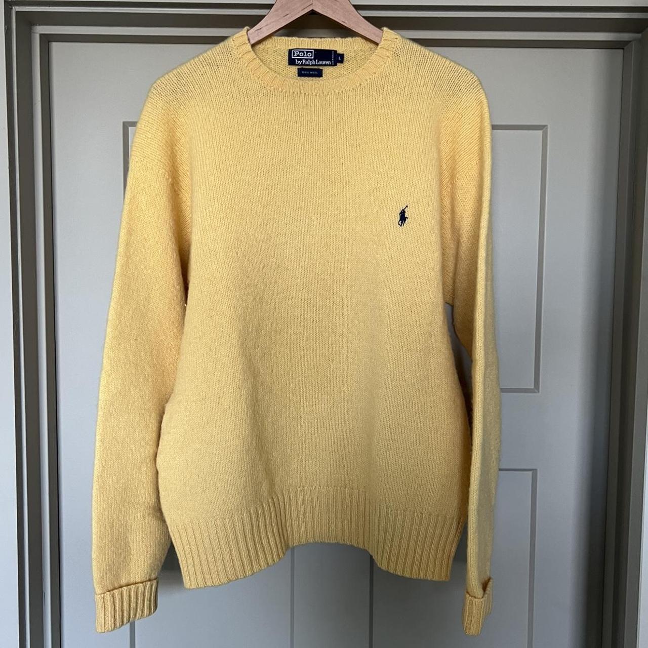 Ralph lauren yellow on sale jumper