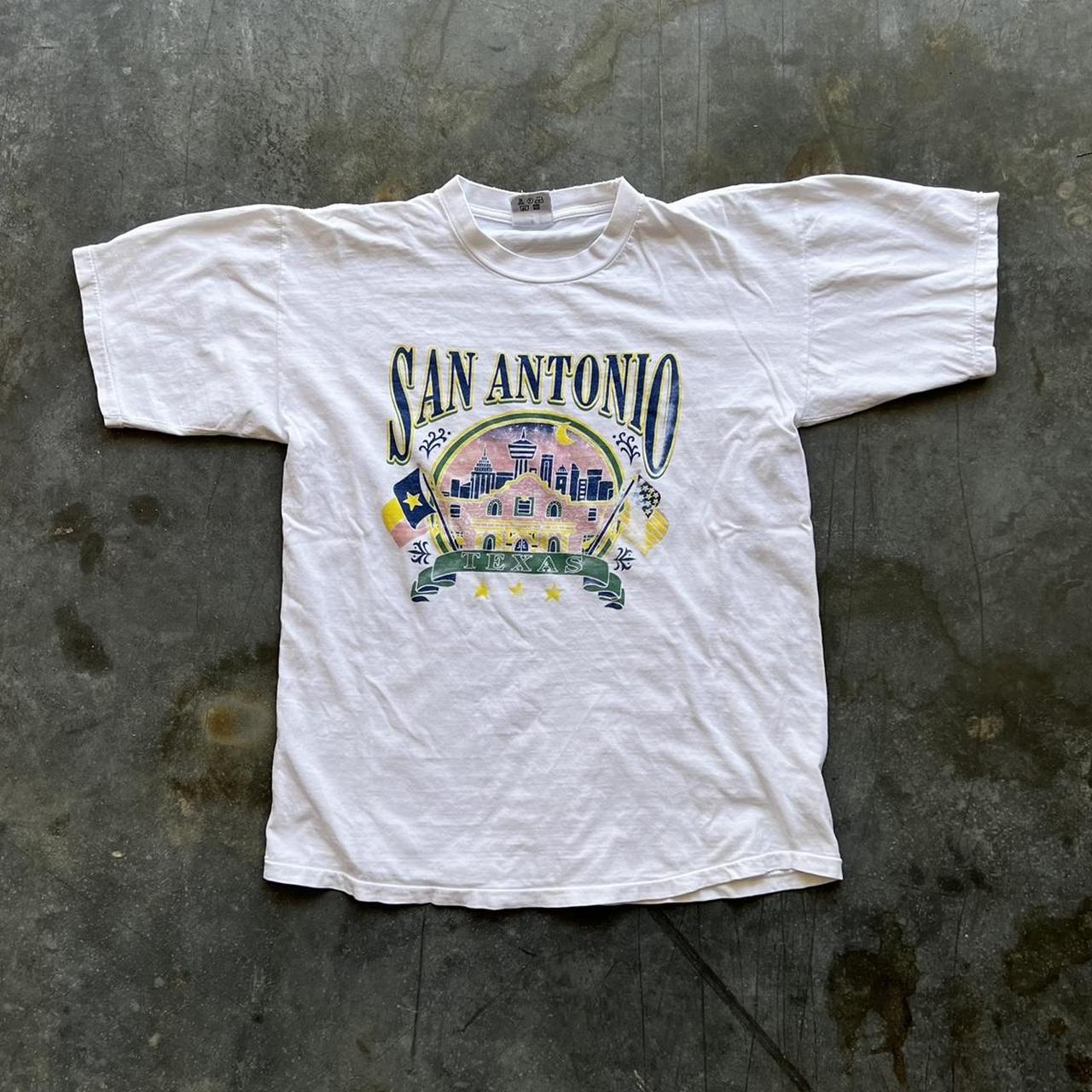 Vintage San Antonio Texas Skyline Destination Tee.... - Depop