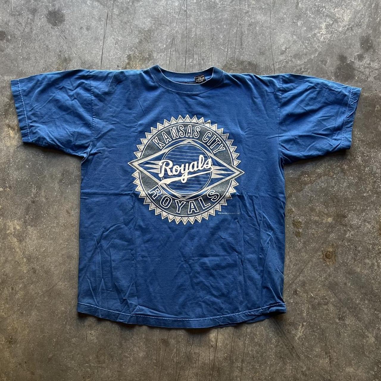 Vintage T Shirt. Vintage Kansas City Royals Baseball - Depop