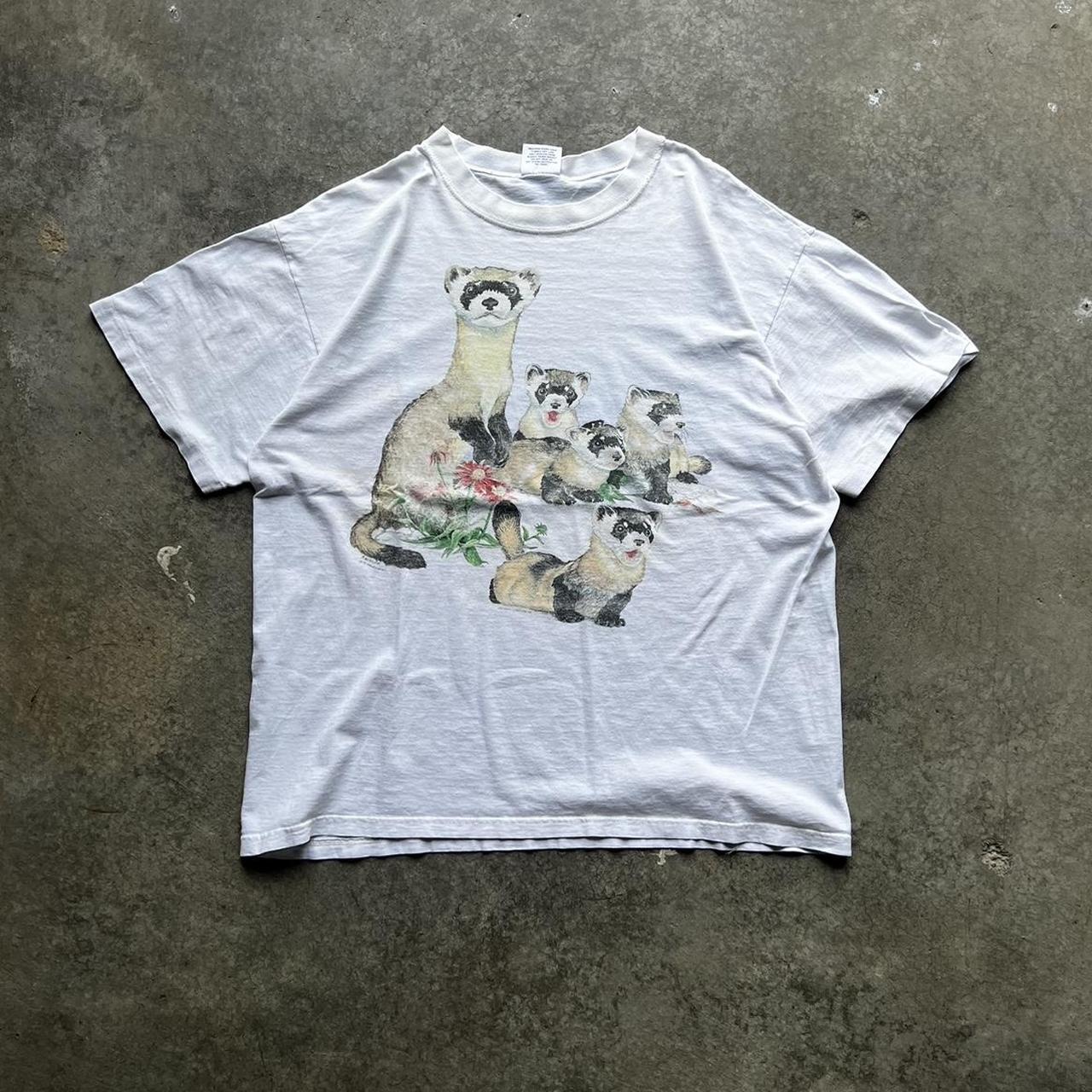 Animal Men's White T-shirt | Depop