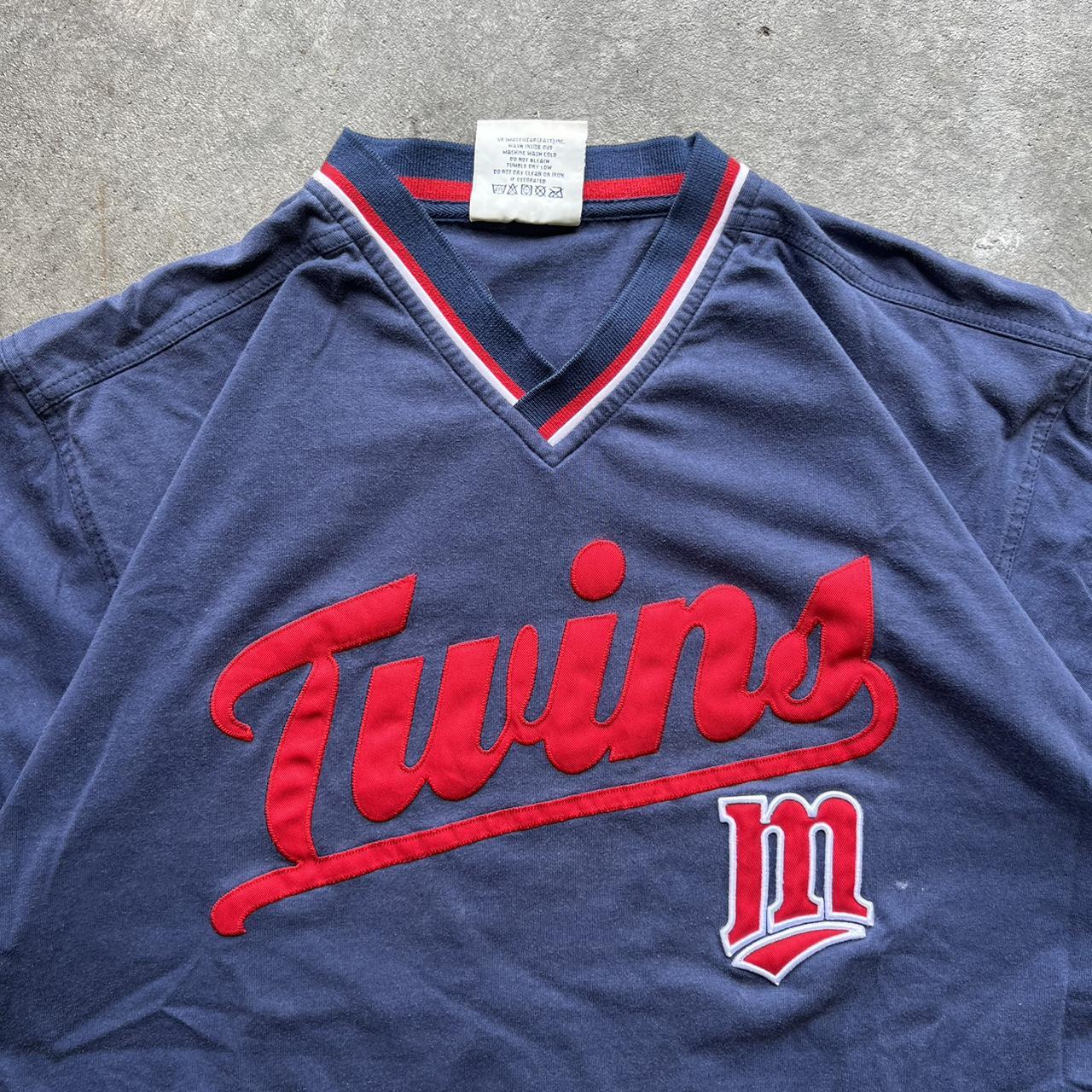 Vintage Minnesota Twins Blue Logo 7 T Shirt Size: M