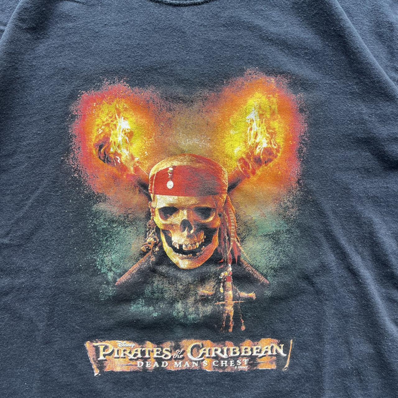 Vintage Pirates of the Caribbean Movie Promo T Shirt - Depop