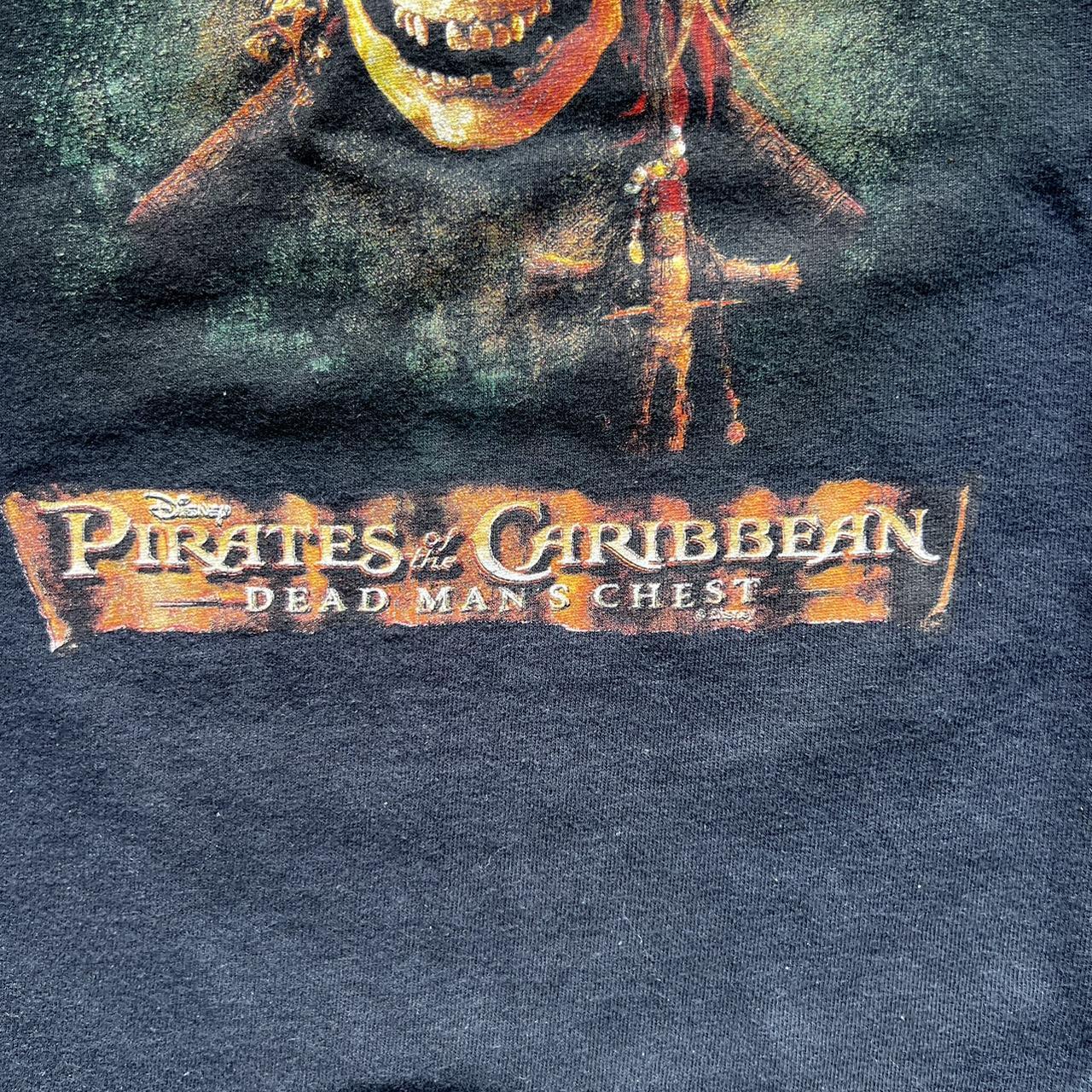 Vintage Pirates of the Caribbean Movie Promo T Shirt - Depop