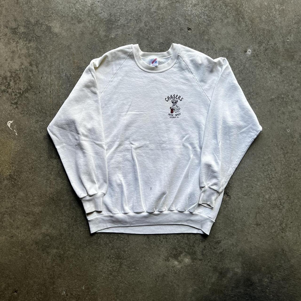 Vintage Chasers Bar Dog Alcohol Crewneck Chasers... Depop