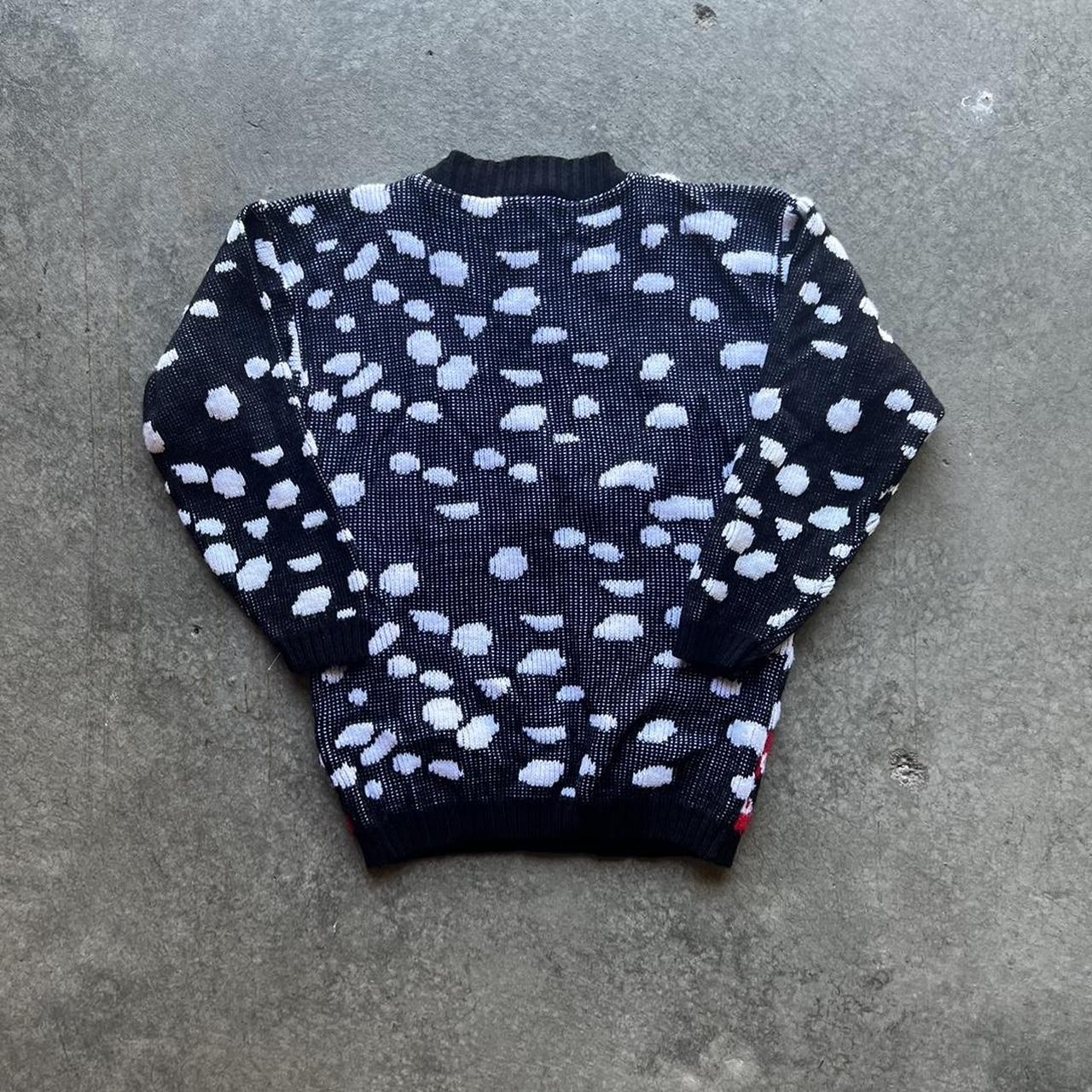 Vintage Dalmatian Dog Sweater Dog Dalmatian animal... Depop