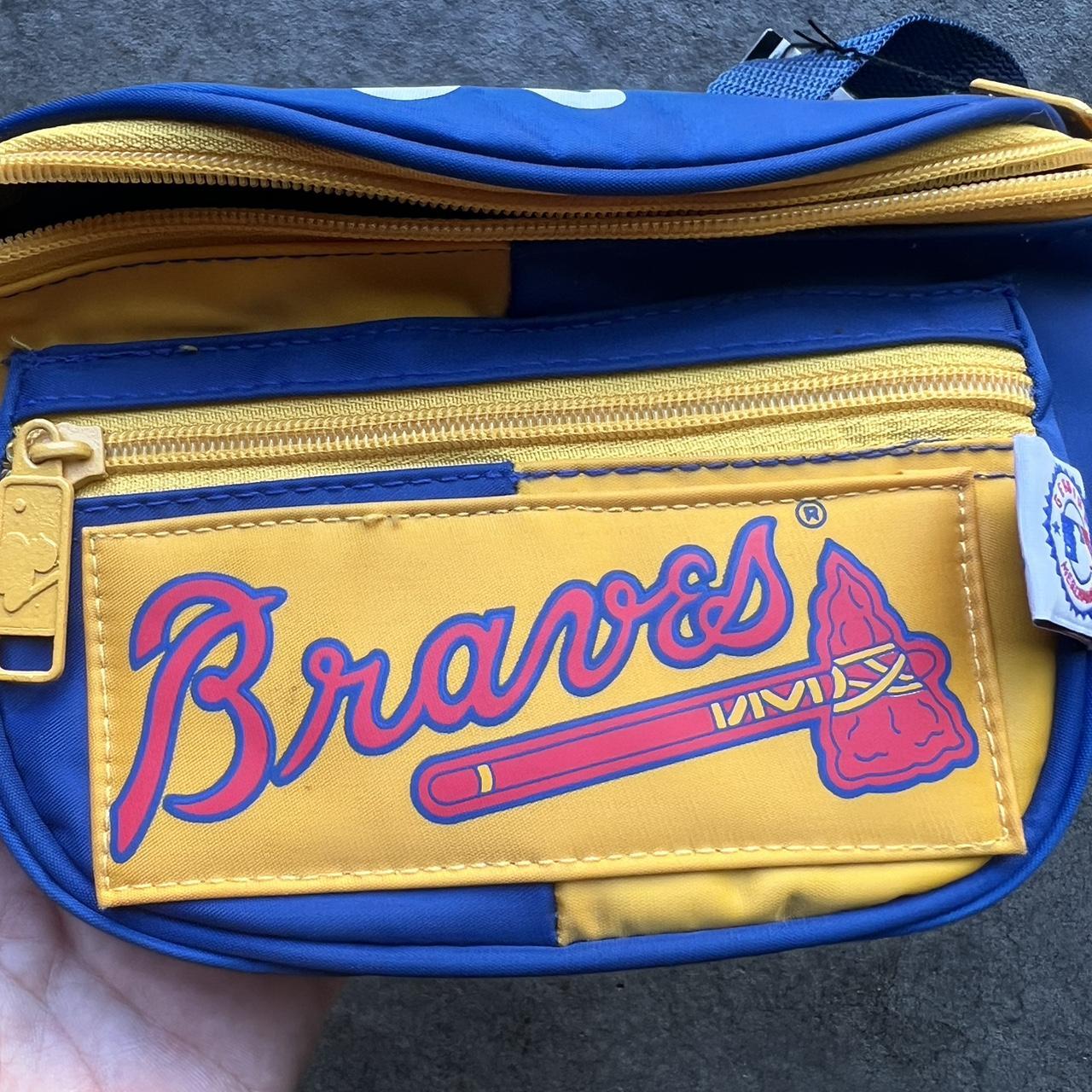 Vintage Fanny Pack Atlanta Braves MLB vintage Fanny - Depop