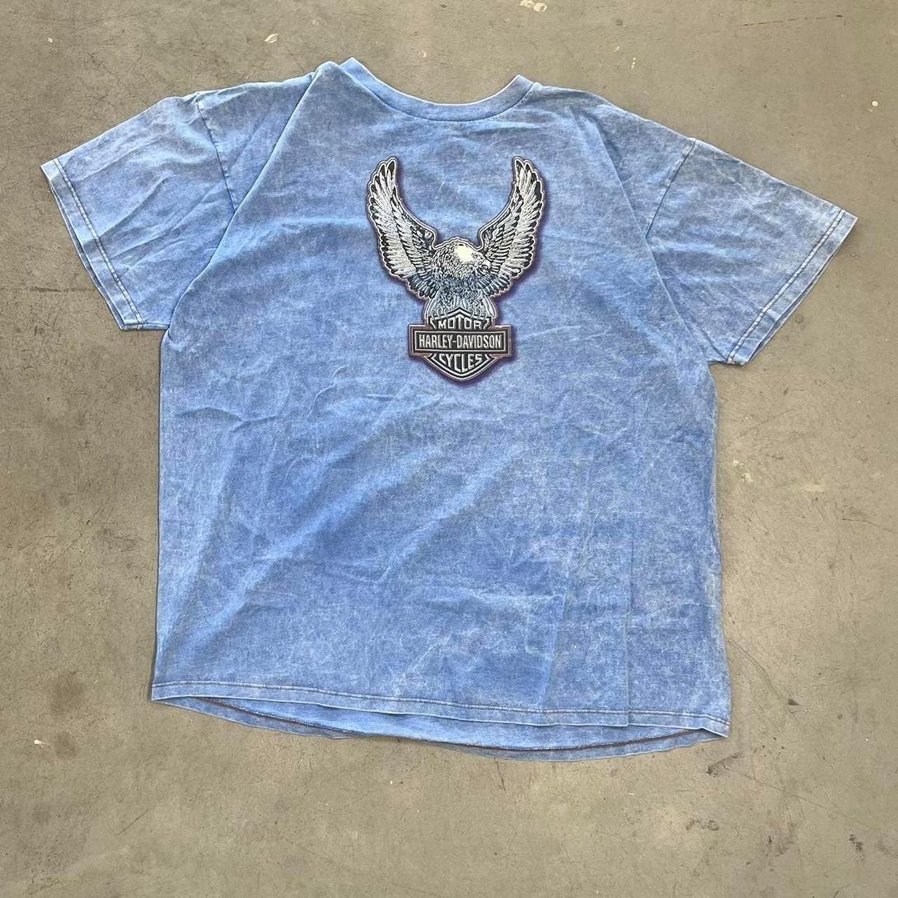 Vintage shops / 90’s Harley Davidson Marble Dyed T-Shirt