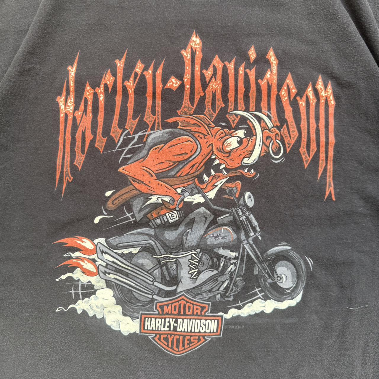 Vintage Y K Harley Davidson Motorcycles Pig Biker Depop