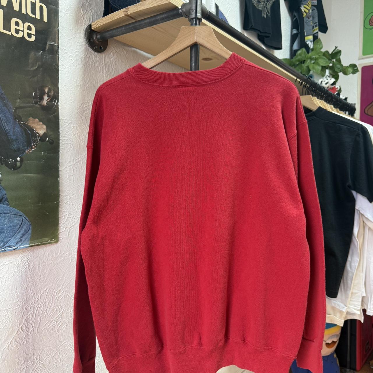 Tultex Men's Sweatshirt - Red/Burgundy - L – Vint… - image 2