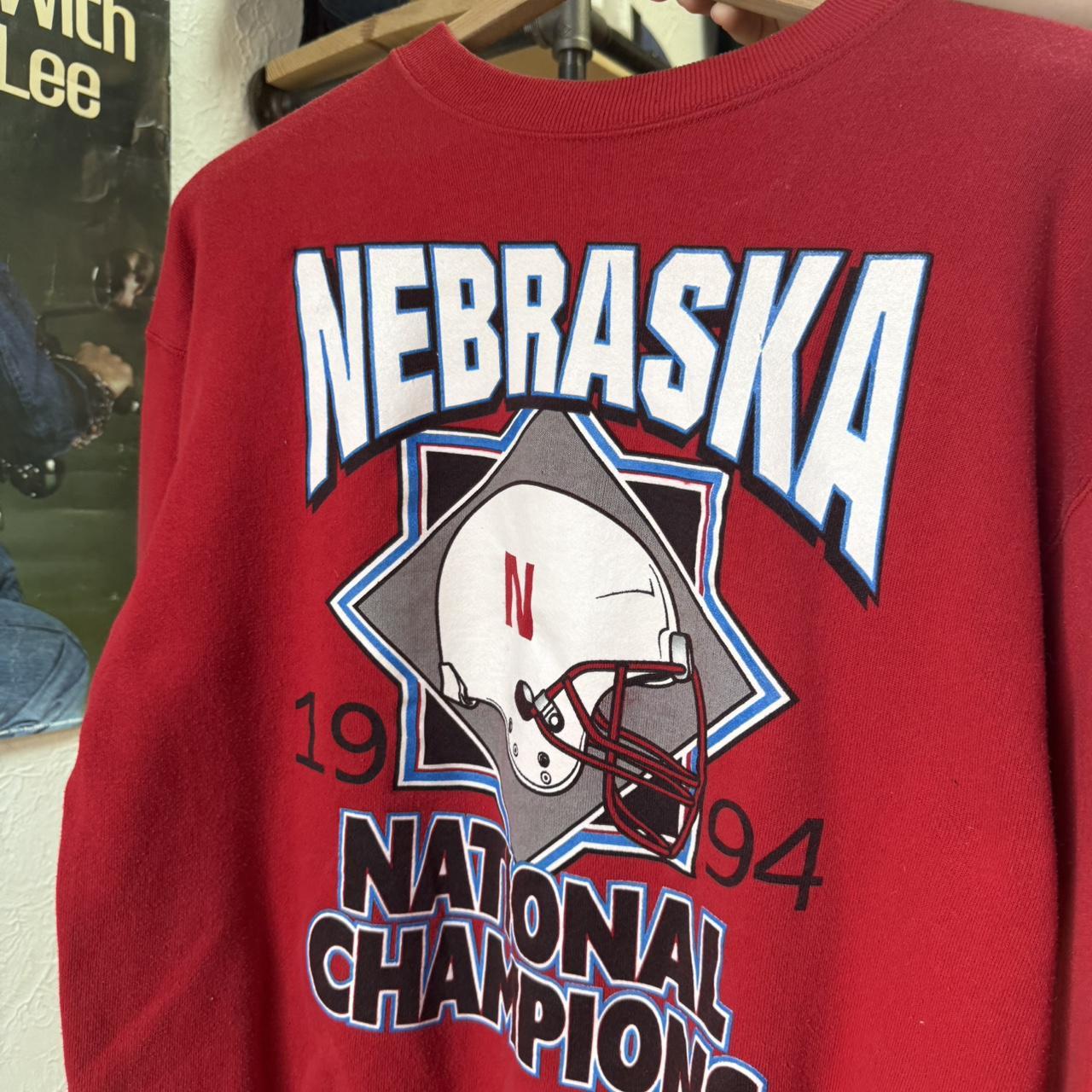 Tultex Men's Sweatshirt - Red/Burgundy - L – Vint… - image 4