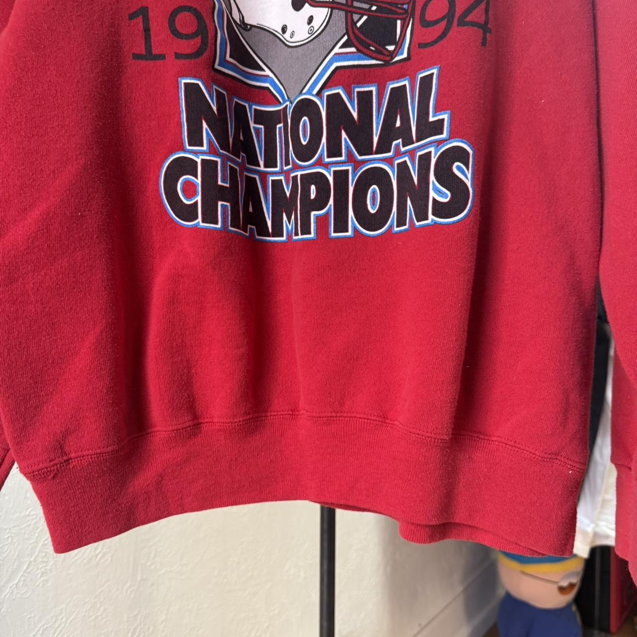 Tultex Men's Sweatshirt - Red/Burgundy - L – Vint… - image 5