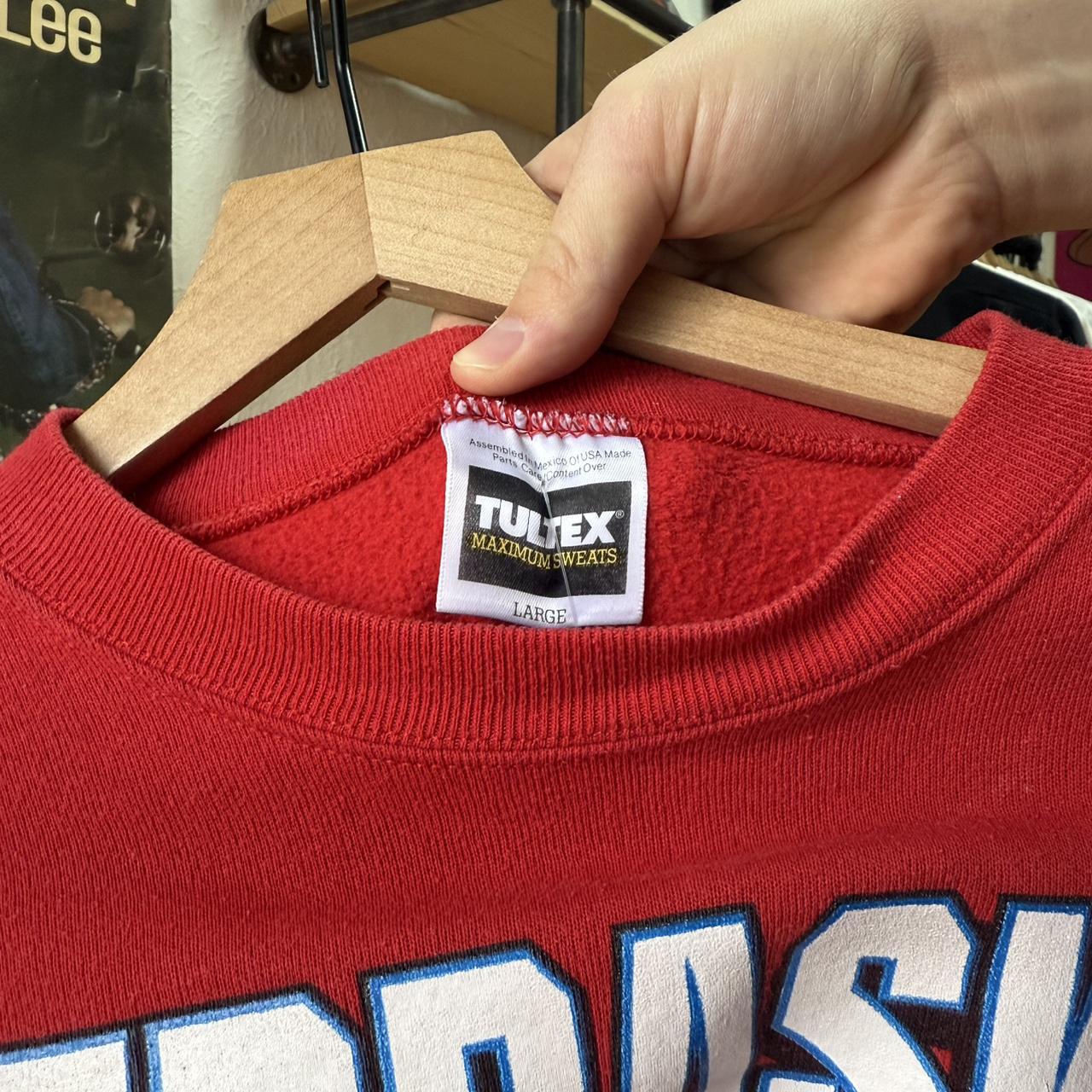 Tultex Men's Sweatshirt - Red/Burgundy - L – Vint… - image 6