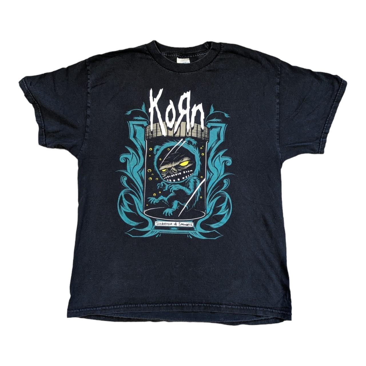 2005 Korn Souvenir Of Sadness Black concert tee No... Depop