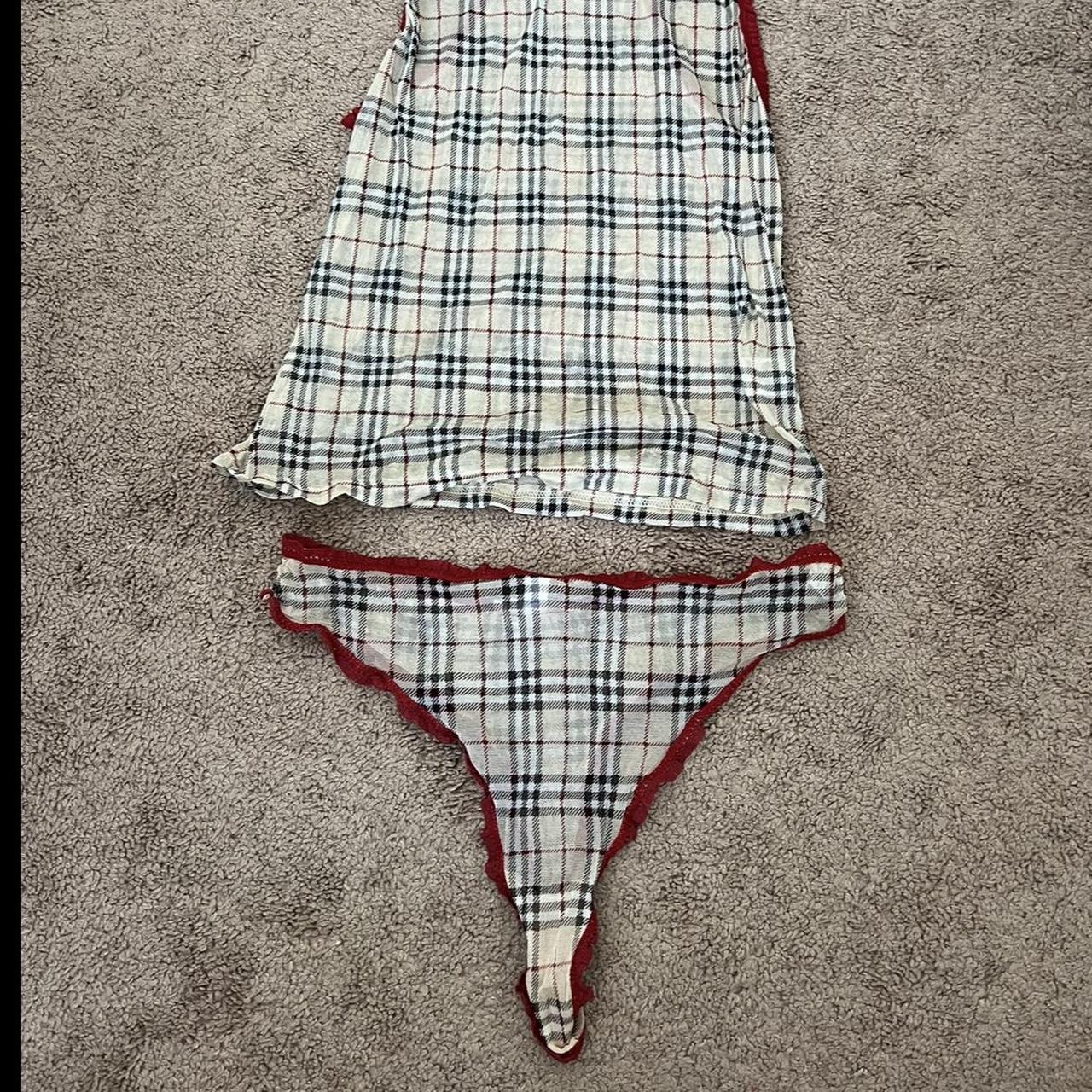 VINTAGE BURBERRY Lingerie Set size m perfect