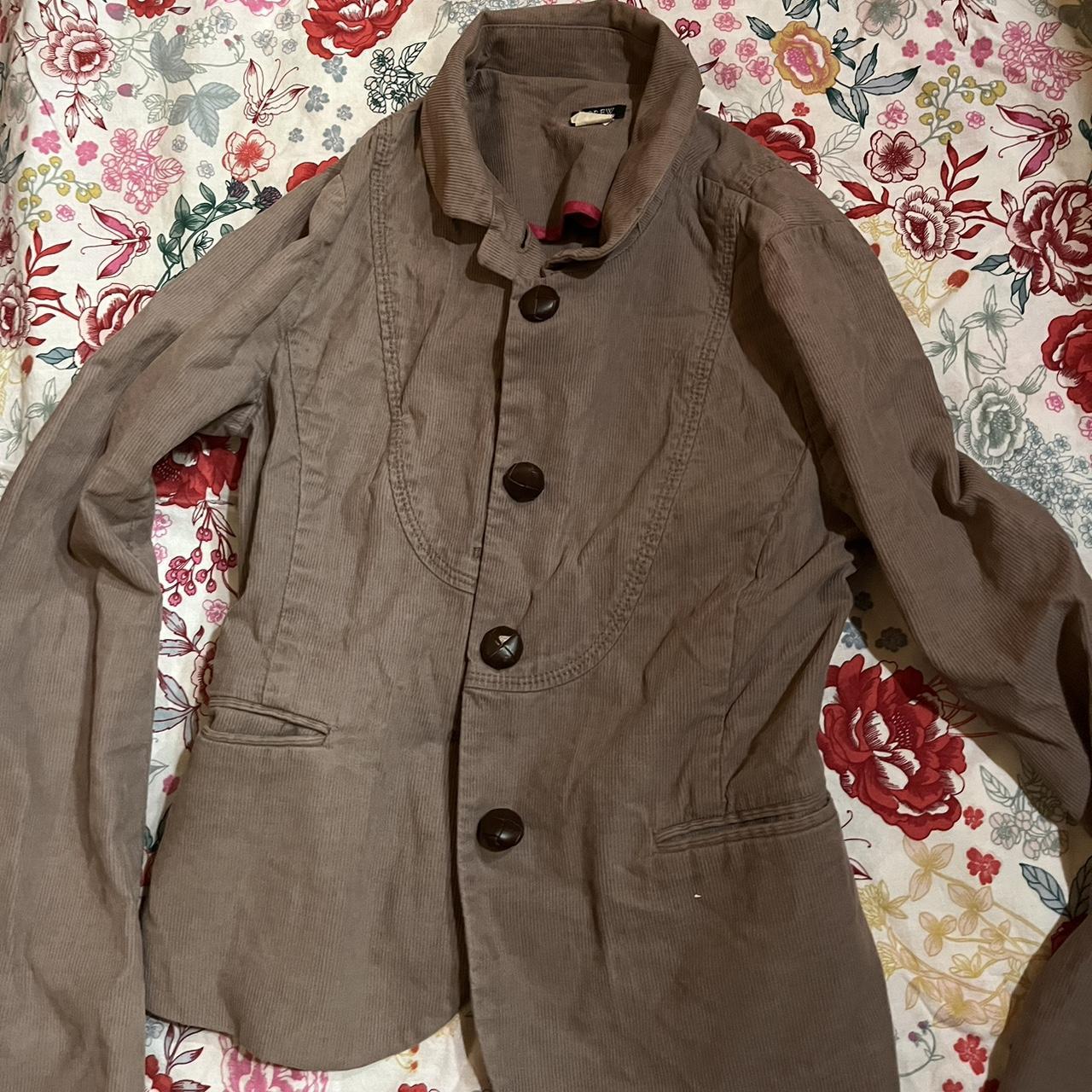 Vintage J crew Button up corduroy jacket. Lorelei... - Depop