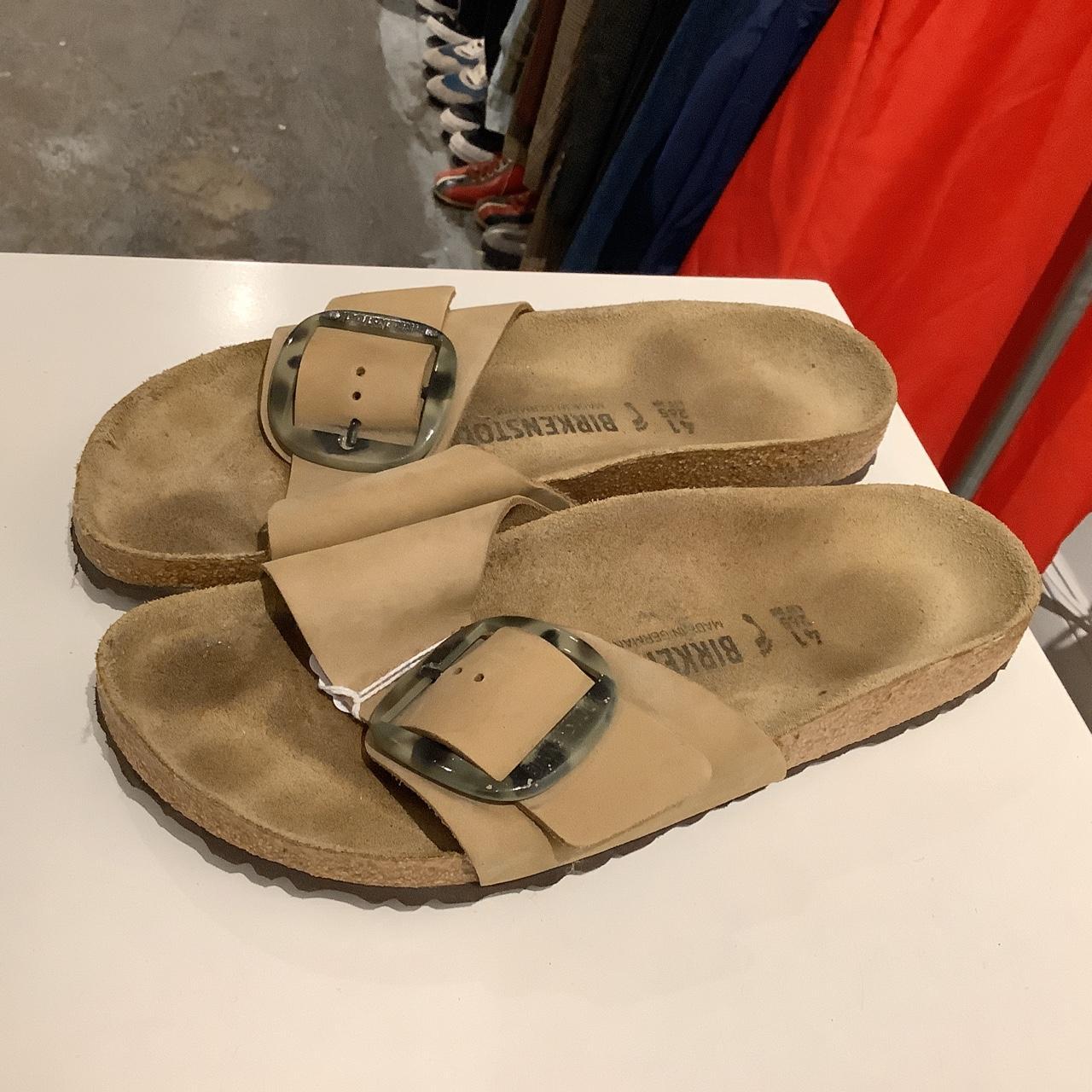 Tan discount rubber birkenstocks