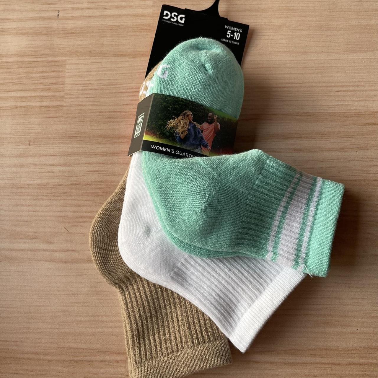DSG Women’s quarter crew 3 pack socks New! great... Depop