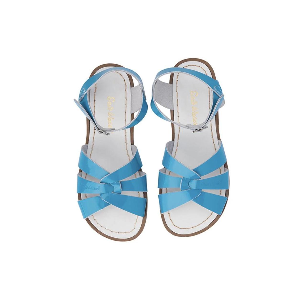Saltwater sandals - worn a few times size... - Depop