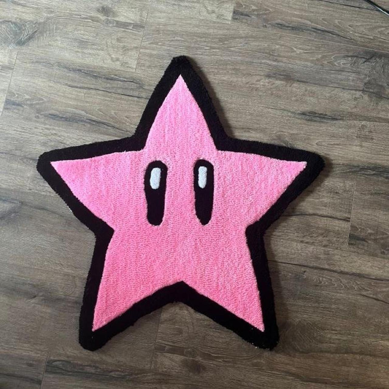 Mario Star Pink Novelty Rug. 2ft Long. Color can be... Depop