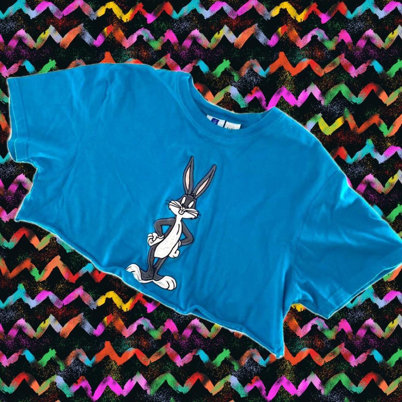 Vintage 1997 Looney Tunes Bugs Bunny Embroidered store Shirt