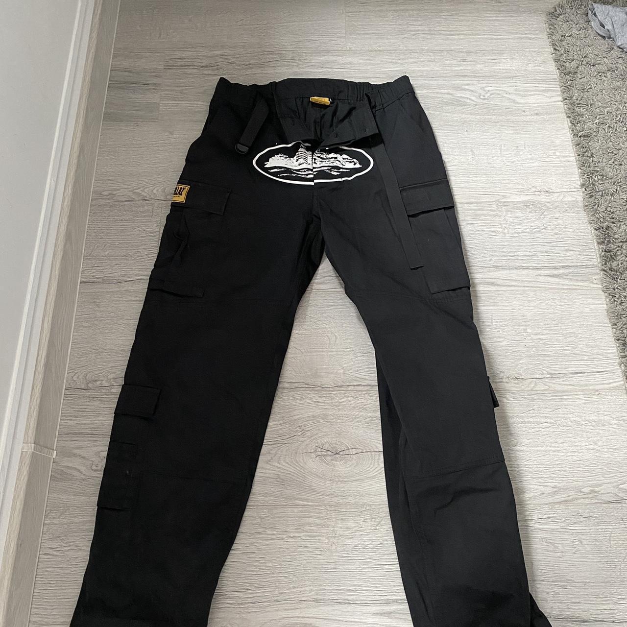 Crtz Cargos Black Size L Hype Crtz Cargos Depop