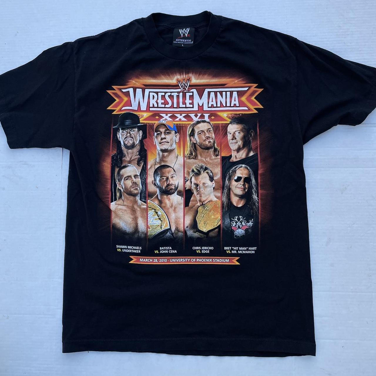 Vintage WWE Wrestlemania 26 shirt! From 2010! Big... - Depop