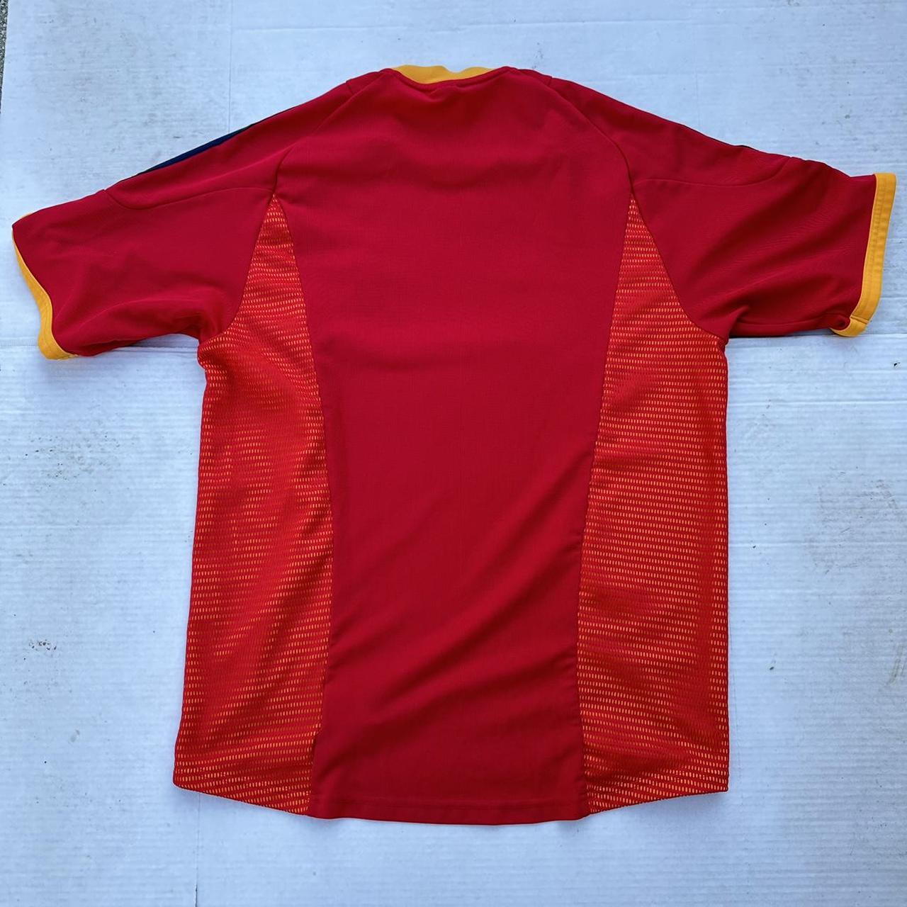 Adidas Men's Red and Yellow T-shirt (3)