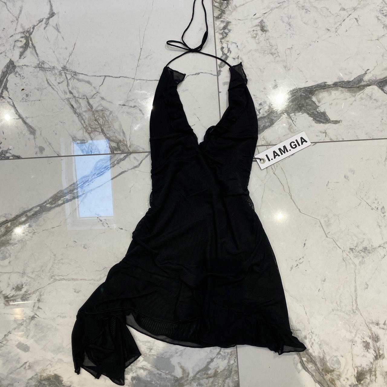 Iamgia vita mini dress in black brand new with tags Depop