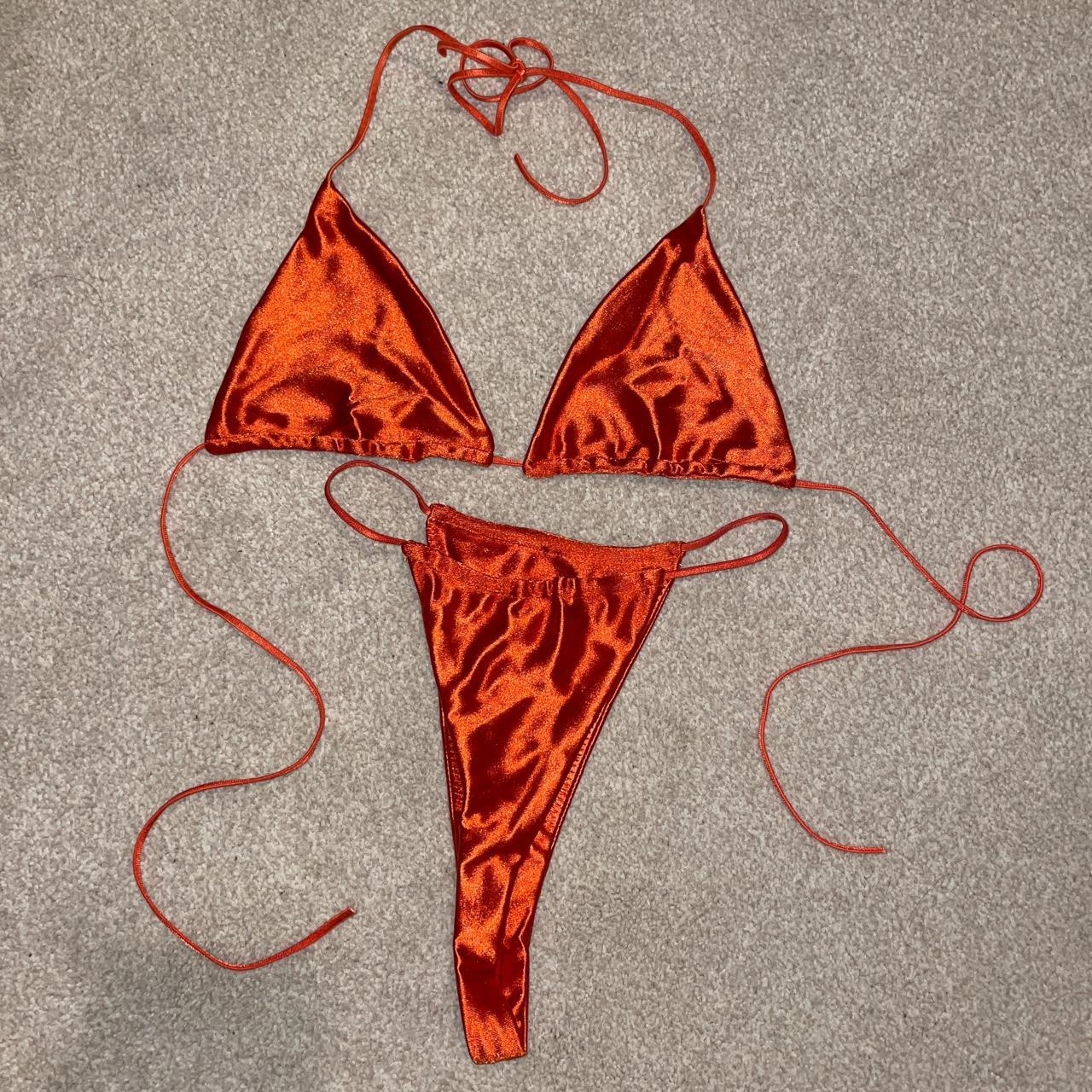 Oh Polly Womens Red And Orange Bikinis And Tankini Sets Depop 