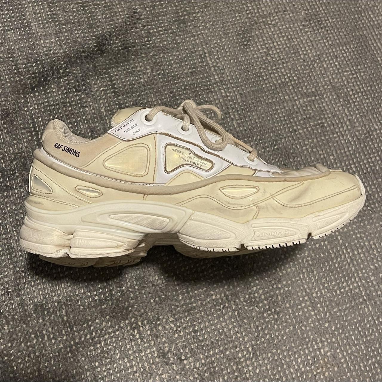 Raf Simons Men's Cream and White Trainers | Depop