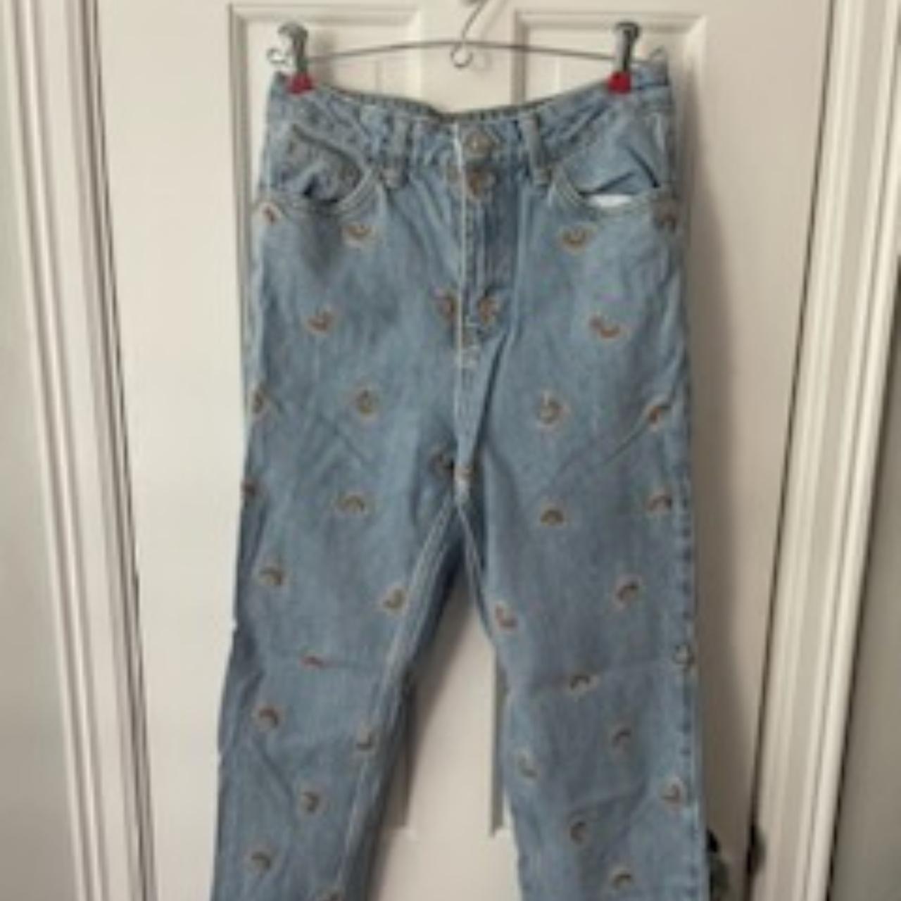 Topshop sale rainbow jeans