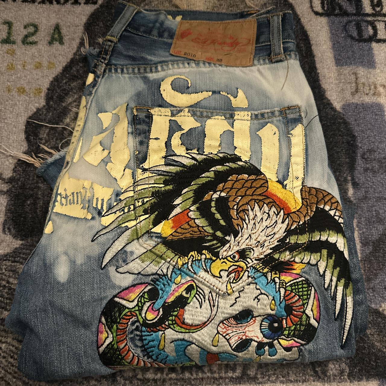 Ed hardy fashion mens jeans